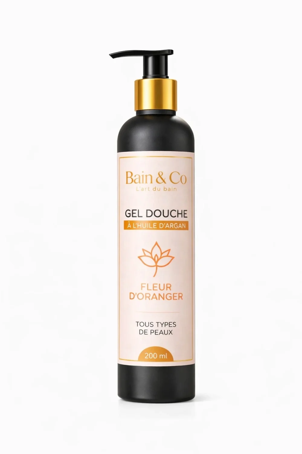 Gel douche argan à la fleur d’oranger Maroc