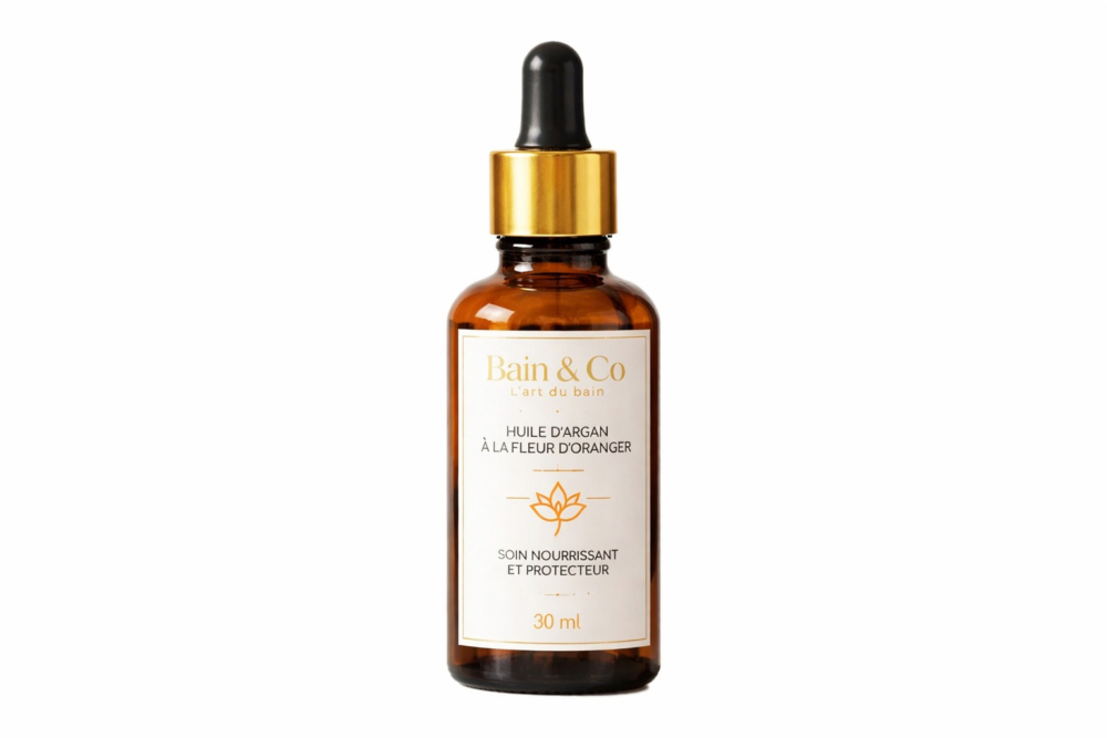Huile d’argan à la fleur d’oranger Maroc