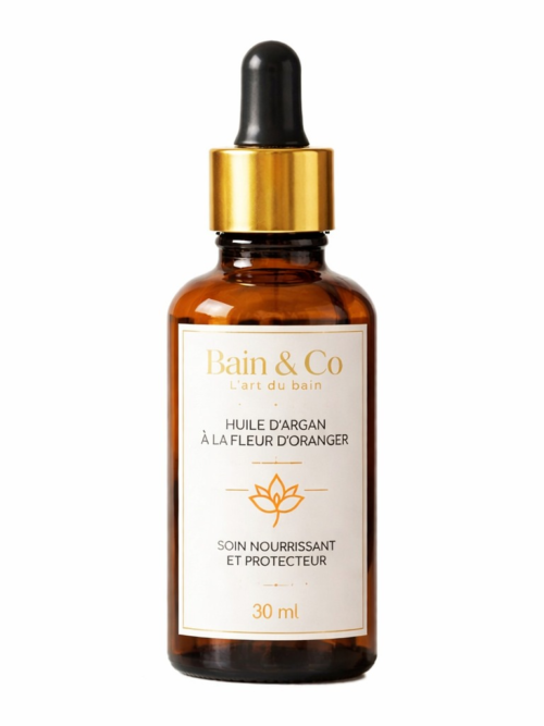 Huile d’argan à la fleur d’oranger Maroc