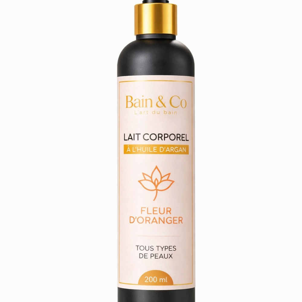 Lait Corporel Argan À La Fleur D’Oranger Maroc