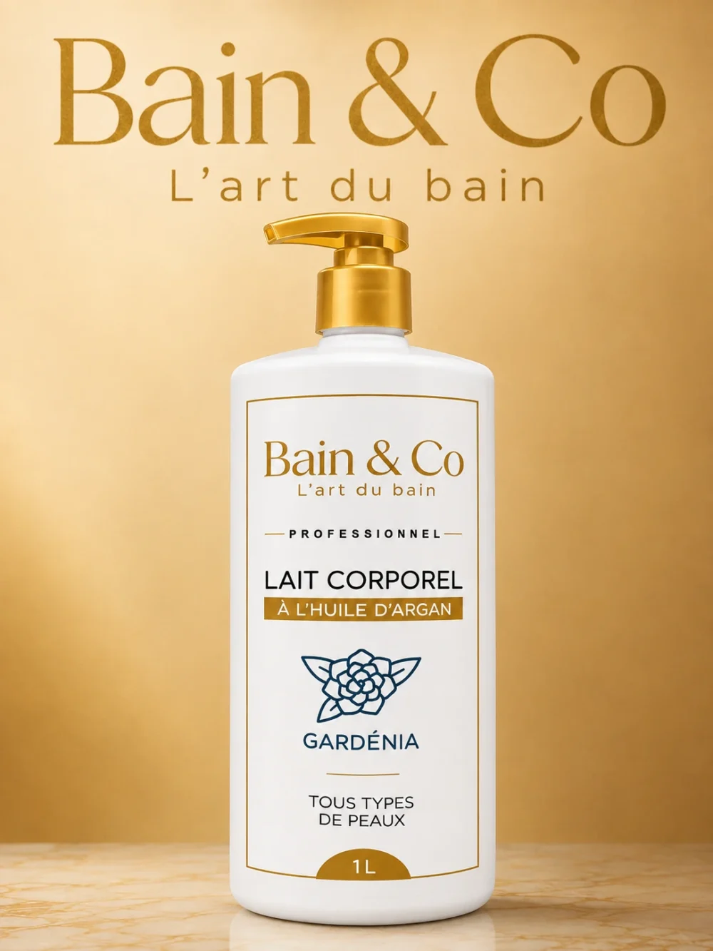 Lait Corporel à l'huile d'argan - Gardenia 1L