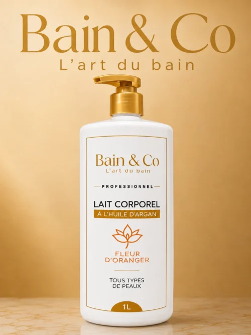 Lait Corporel à l'huile d'argan - Fleur d'oranger 1L