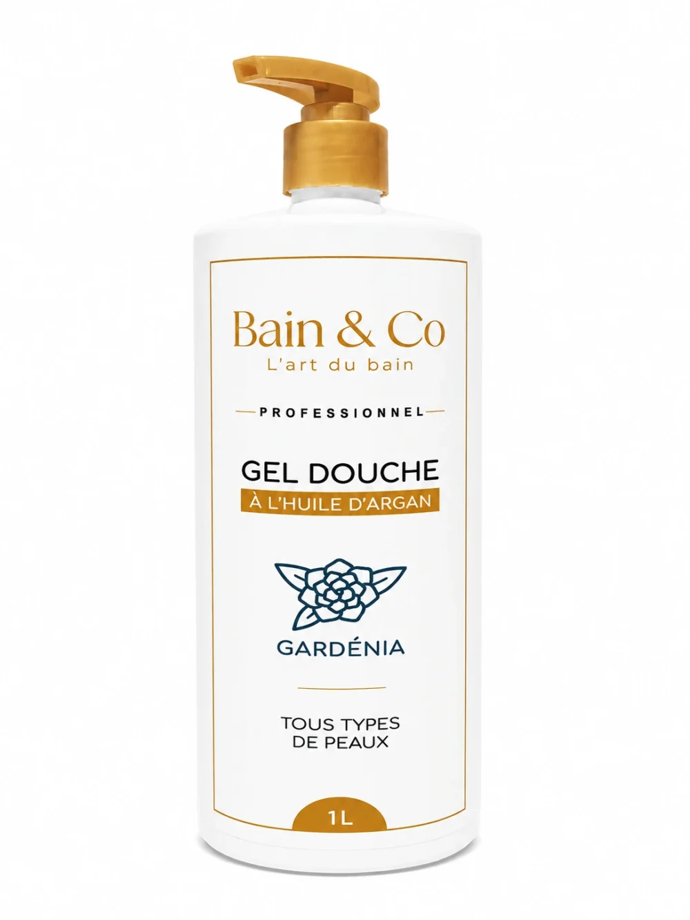 Gel Douche à l'huile d'argan - Gardénia 1L