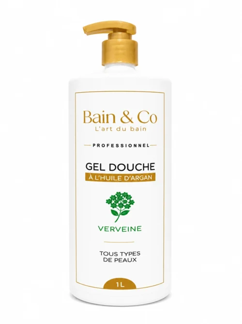 Gel Douche à l'huile d'argan - Verveine 1L