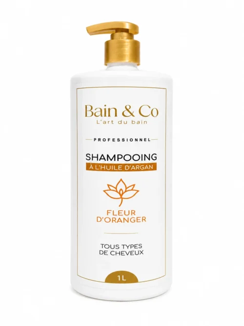 Shampooing à l'huile d'argan - Fleur d'oranger 1L